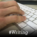 hand on keyboard